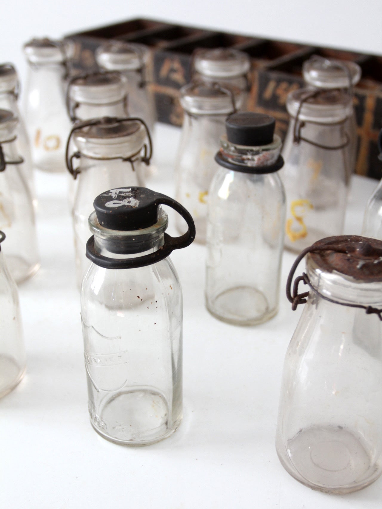 antique dairy milk testing bottle kit