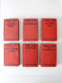 vintage Leo Edwards book collection: Jerry Todd and Poppy Ott series