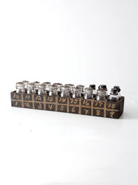 antique dairy milk testing bottle kit