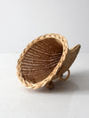 vintage cornucopia basket