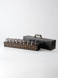 antique dairy milk testing bottle kit