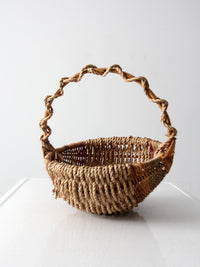 vintage rustic melon basket