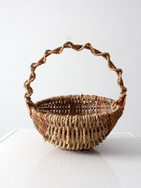 vintage rustic melon basket