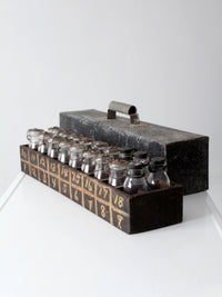 antique dairy milk testing bottle kit
