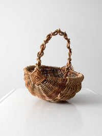 vintage rustic melon basket