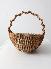 vintage rustic melon basket