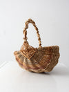 vintage rustic melon basket