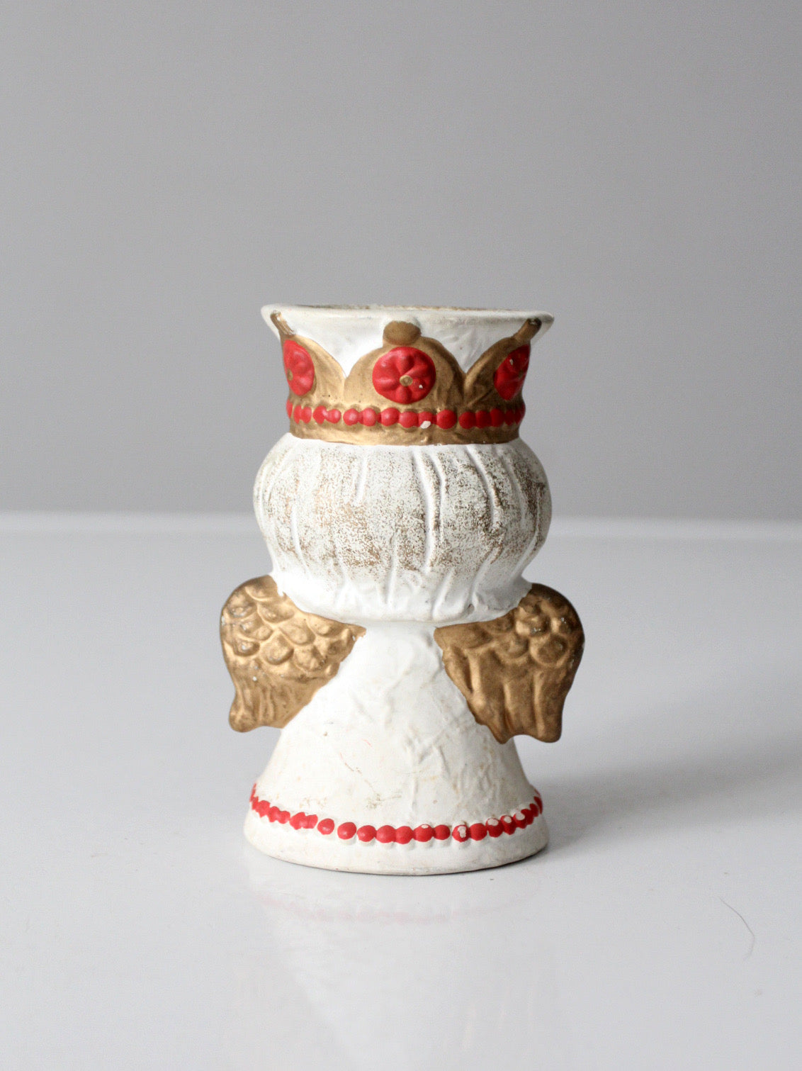 vintaged HomeCo angel candlestick holder