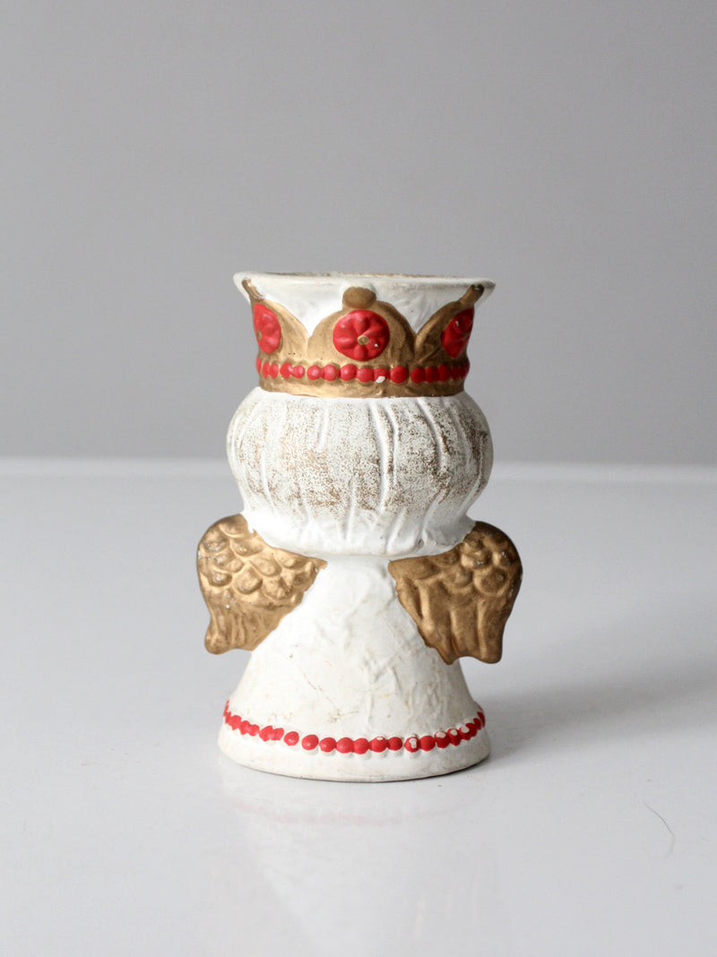 vintaged HomeCo angel candlestick holder