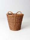 vintage wicker basket