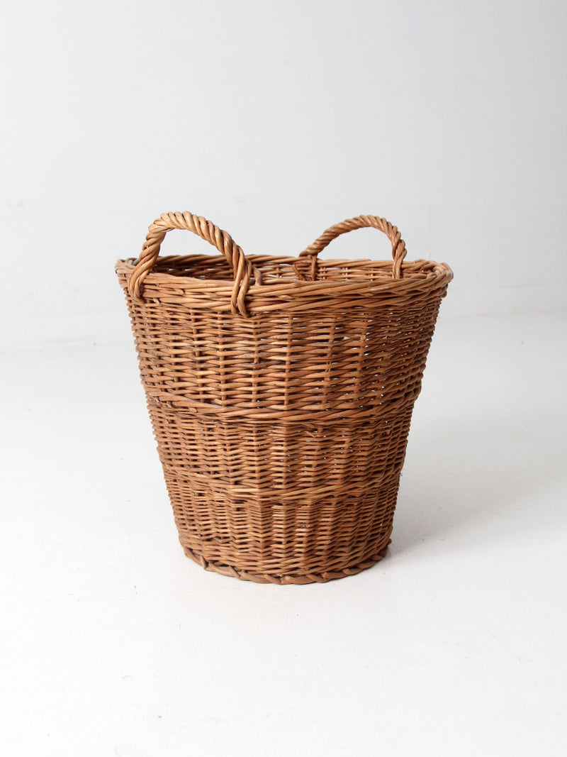 vintage wicker basket