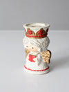 vintaged HomeCo angel candlestick holder