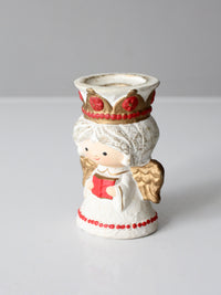 vintaged HomeCo angel candlestick holder