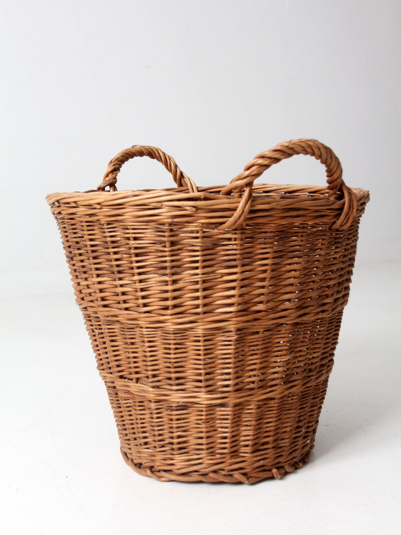 vintage wicker basket