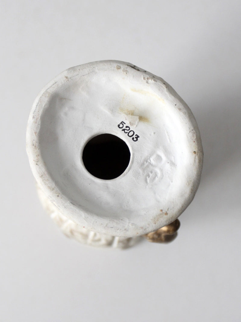 vintaged HomeCo angel candlestick holder