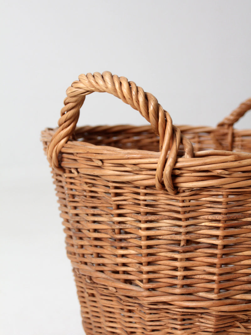 vintage wicker basket