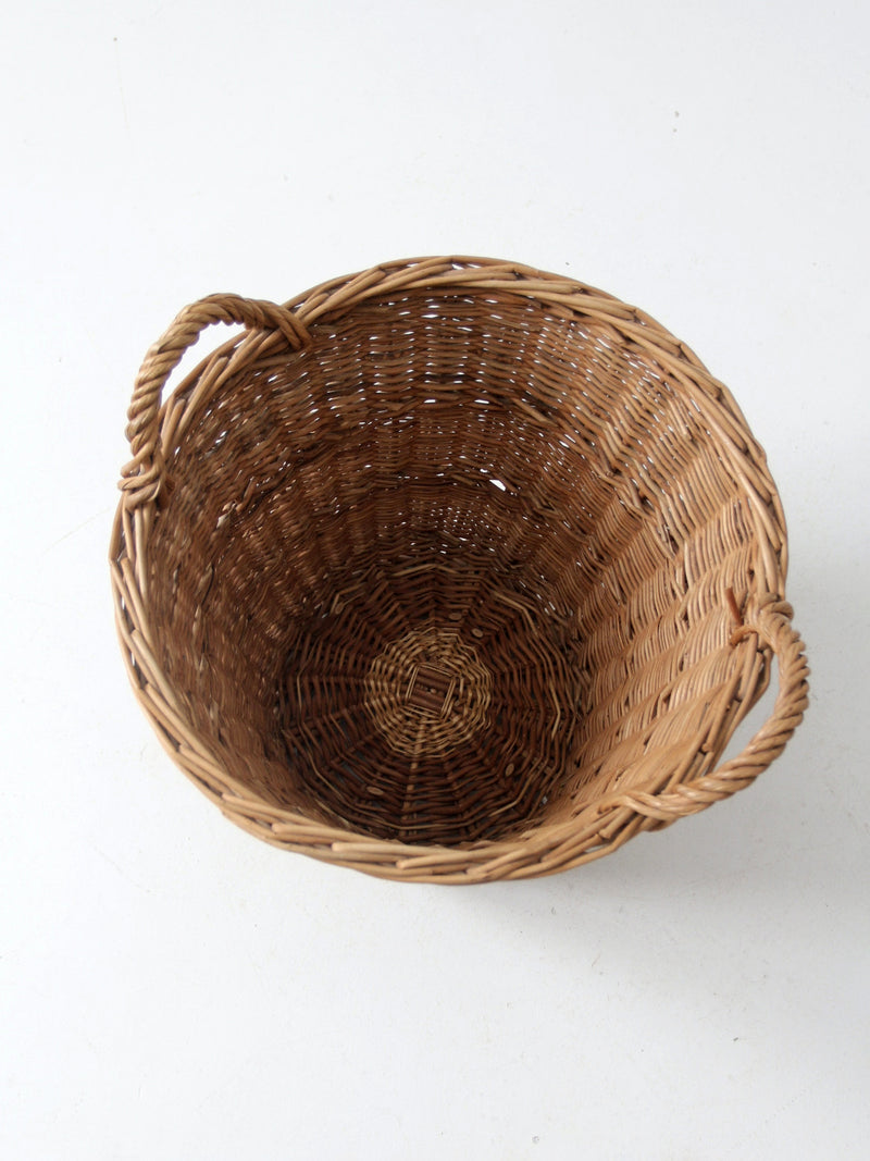 vintage wicker basket