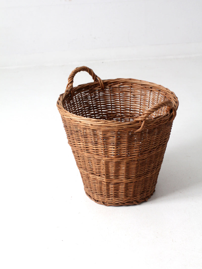 vintage wicker basket