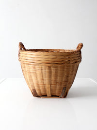 vintage French country style woven basket