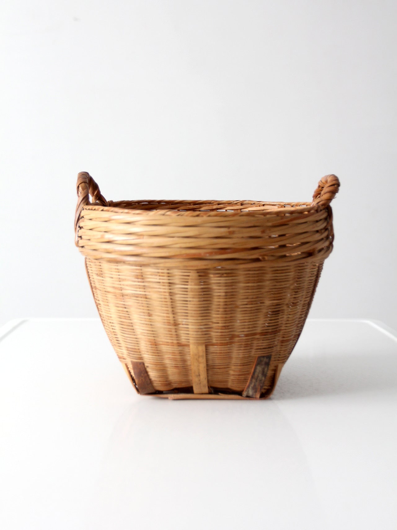 vintage French country style woven basket