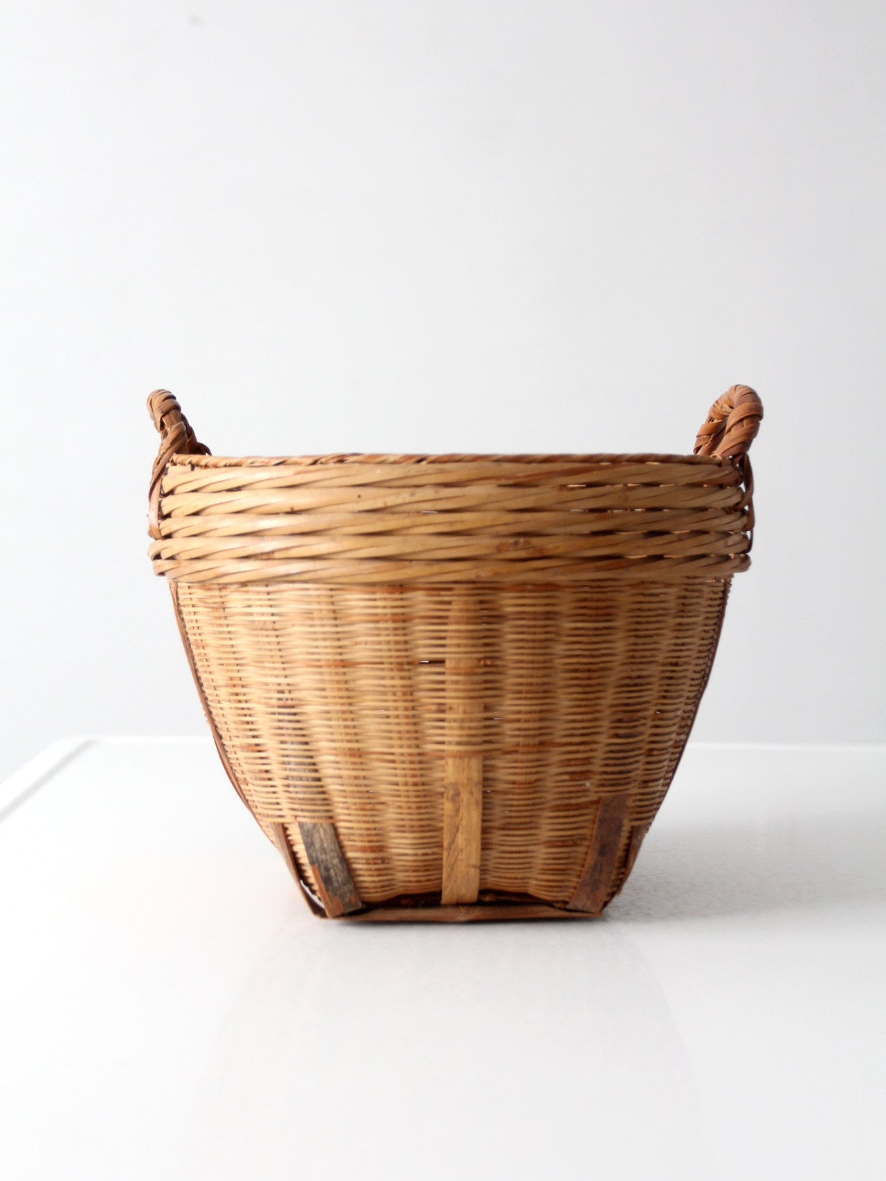 vintage French country style woven basket