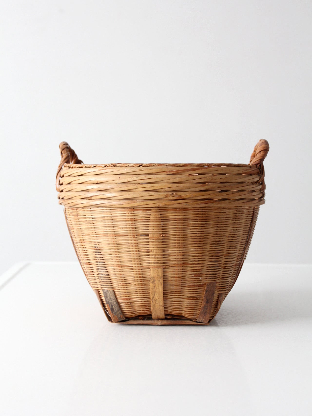 vintage French country style woven basket