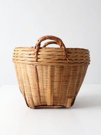 vintage French country style woven basket