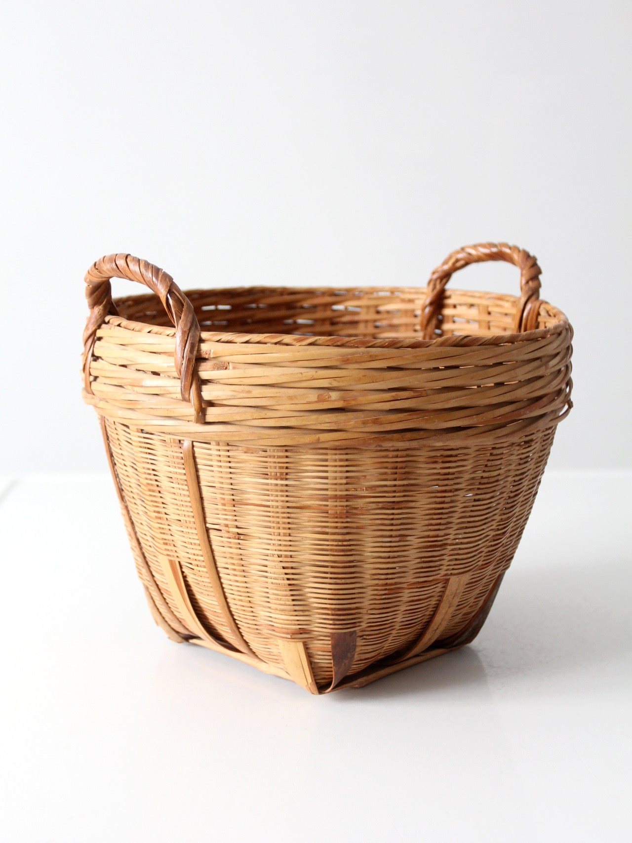 vintage French country style woven basket