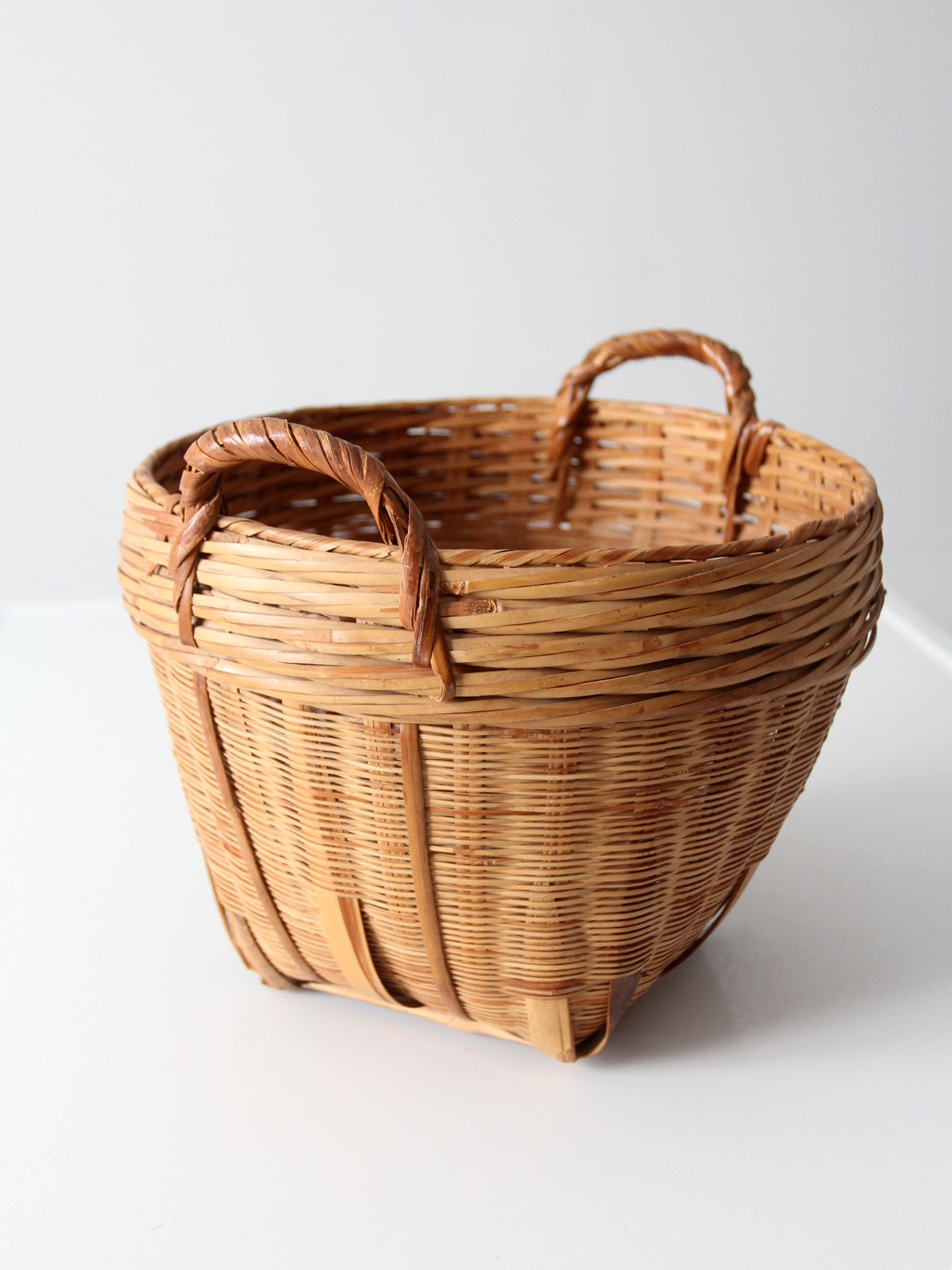 vintage French country style woven basket