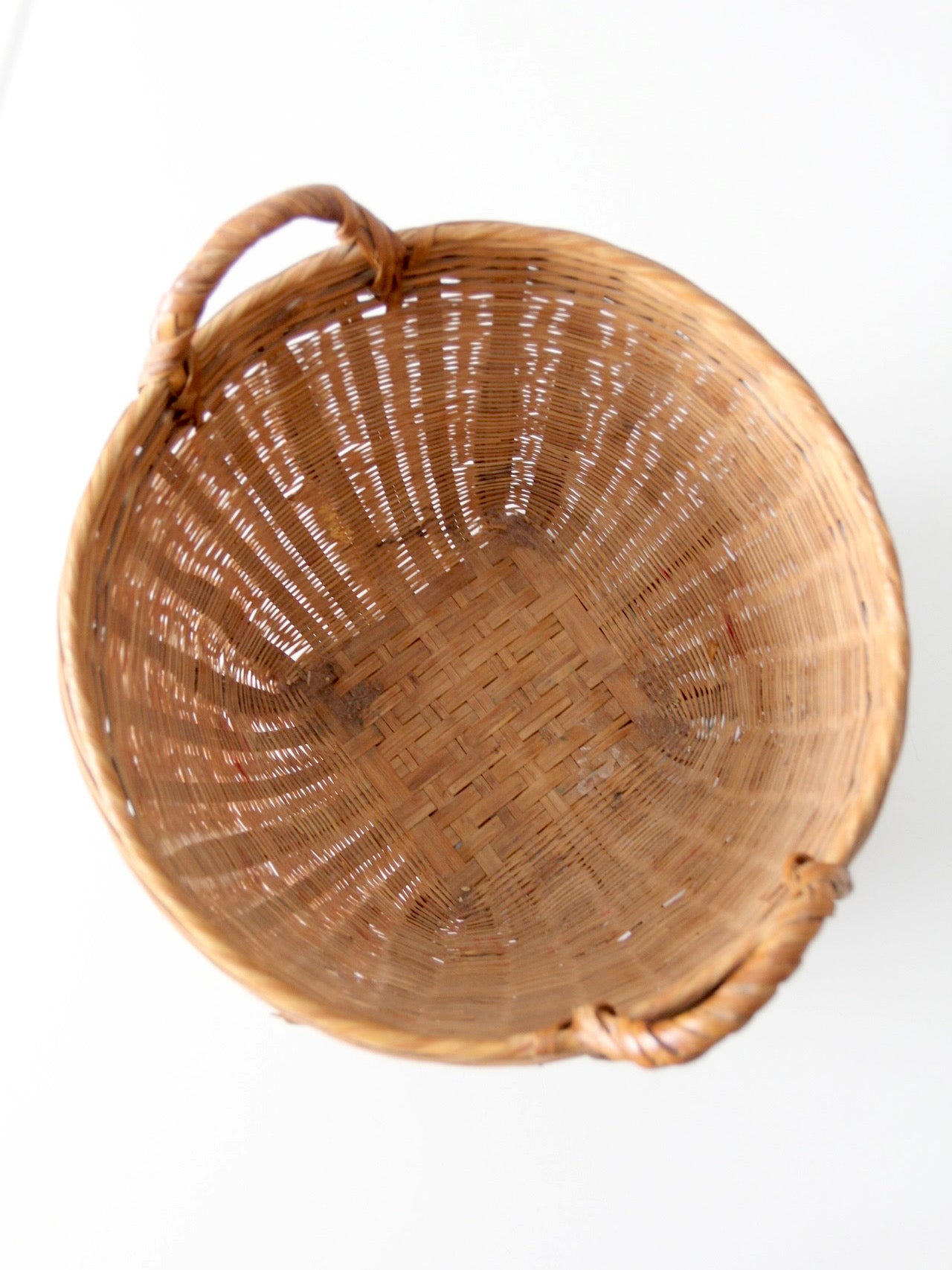 vintage French country style woven basket