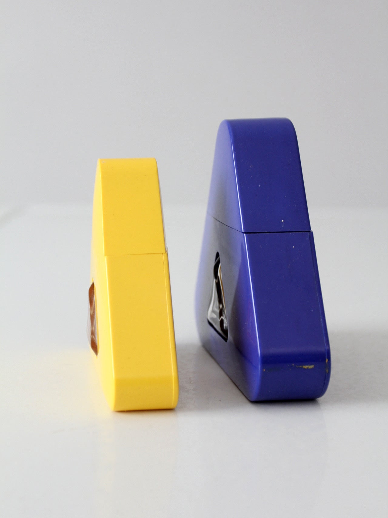 vintage Liz Claiborne Realities perfume bottles | pair of empty geometric bottles