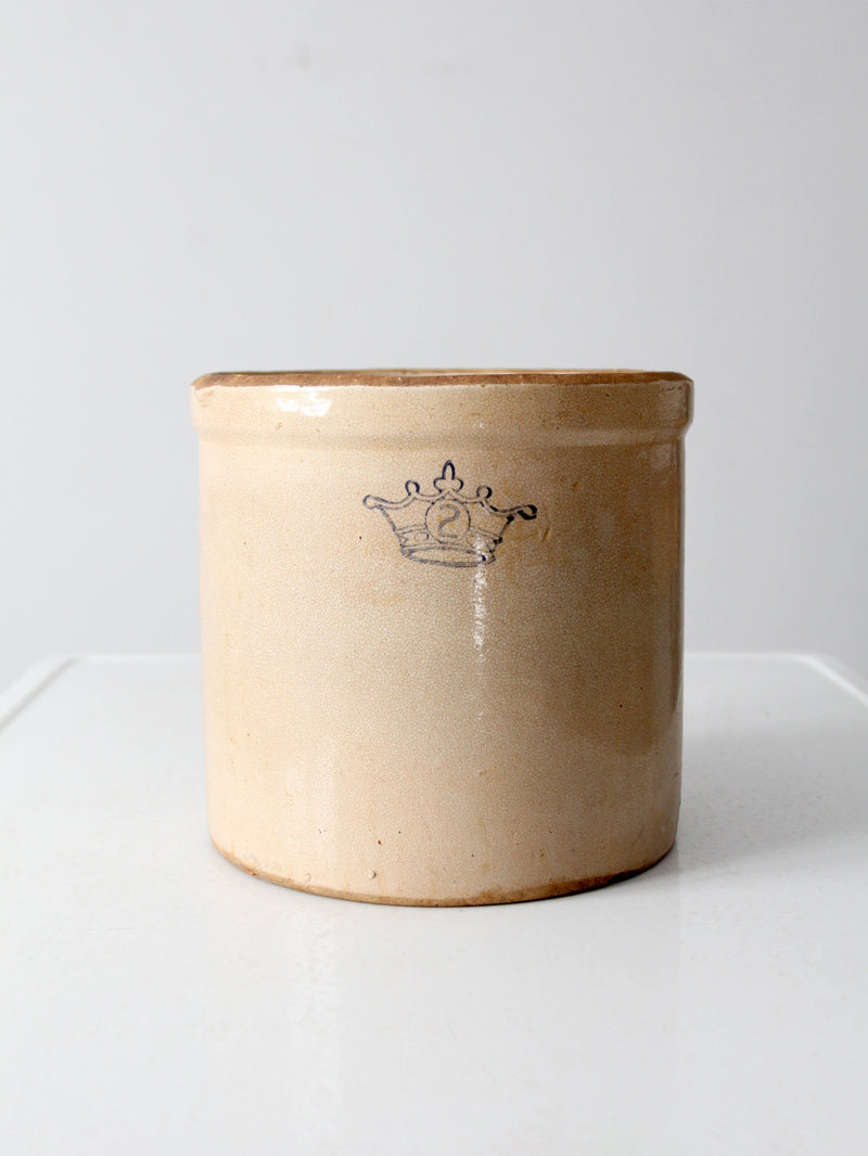 vintage Robinson Ransbottom 2 gallon crock