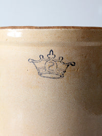 vintage Robinson Ransbottom 2 gallon crock