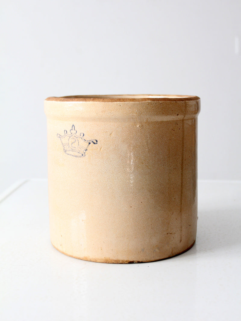 vintage Robinson Ransbottom 2 gallon crock