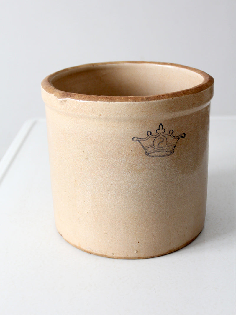 vintage Robinson Ransbottom 2 gallon crock