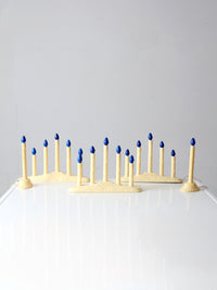 mid-century electric candoliers set