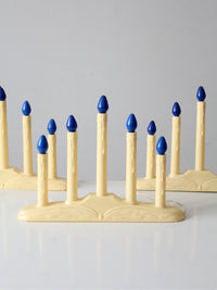 mid-century electric candoliers set