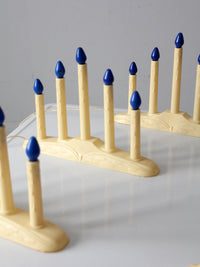 mid-century electric candoliers set