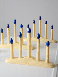 mid-century electric candoliers set