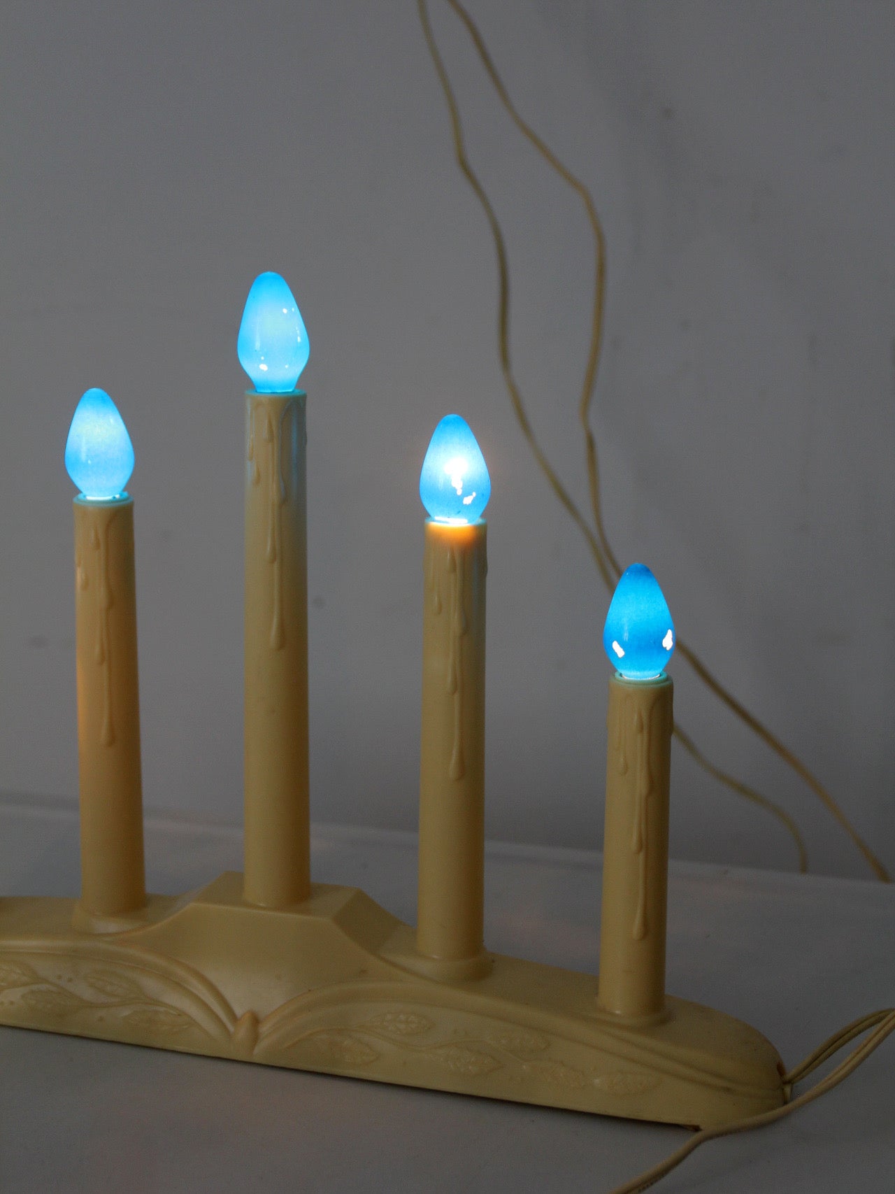 mid-century electric candoliers set