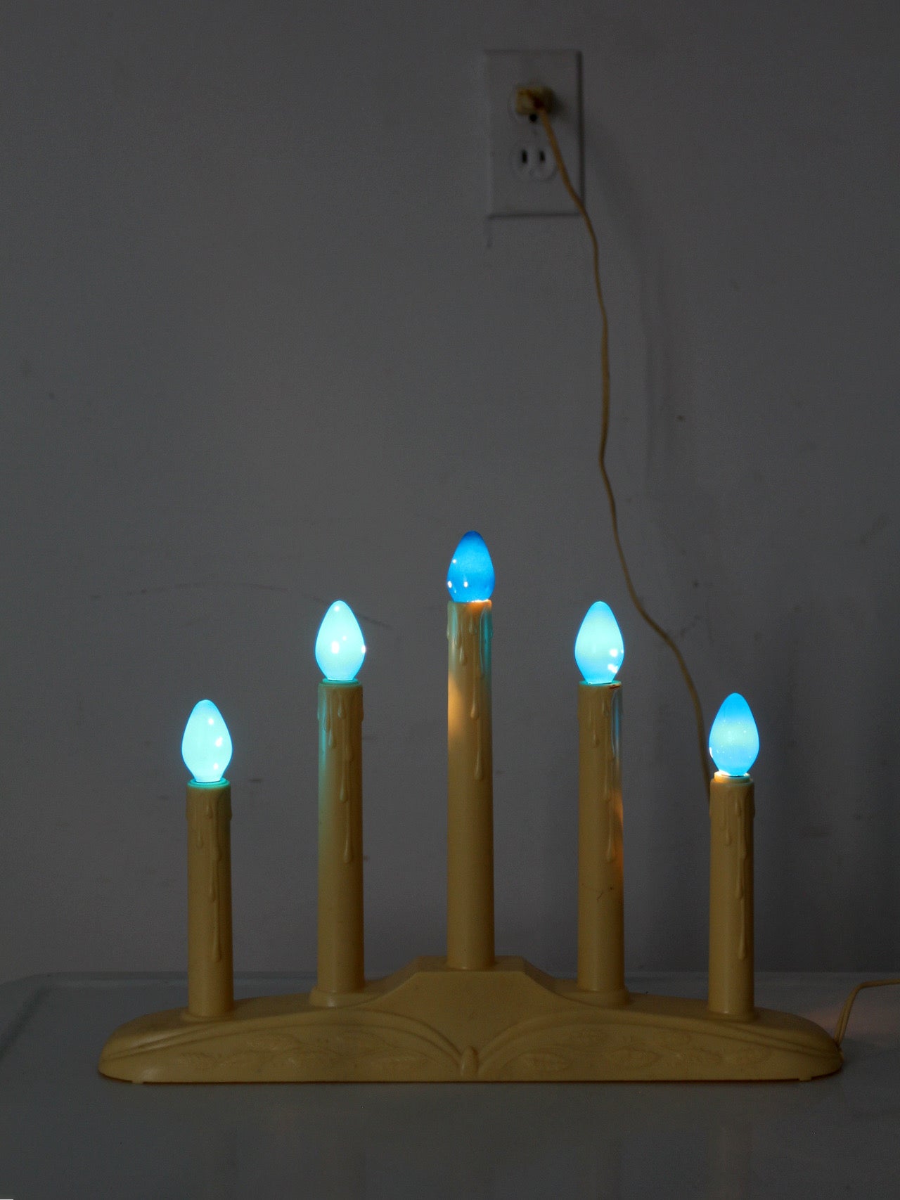 mid-century electric candoliers set