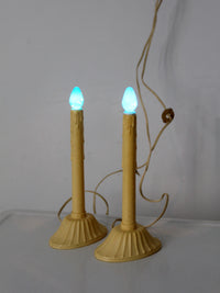 mid-century electric candoliers set