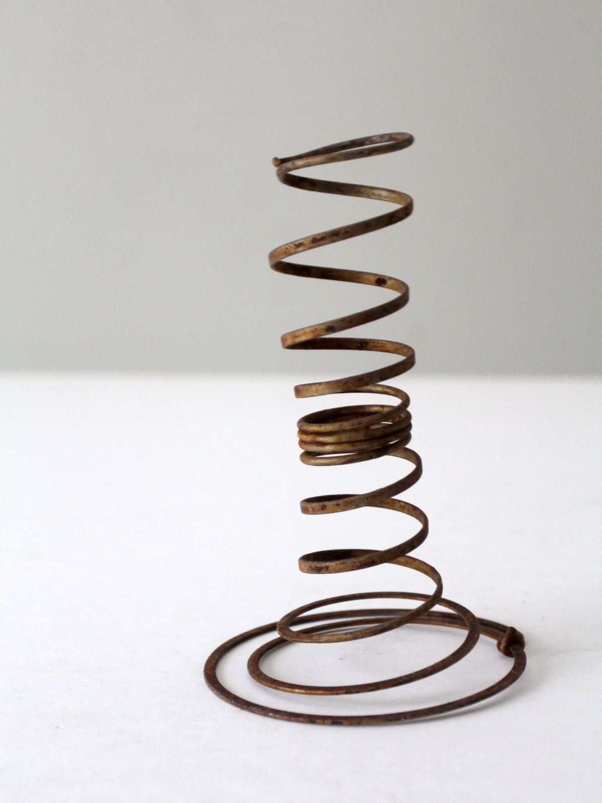 vintage industrial metal spring