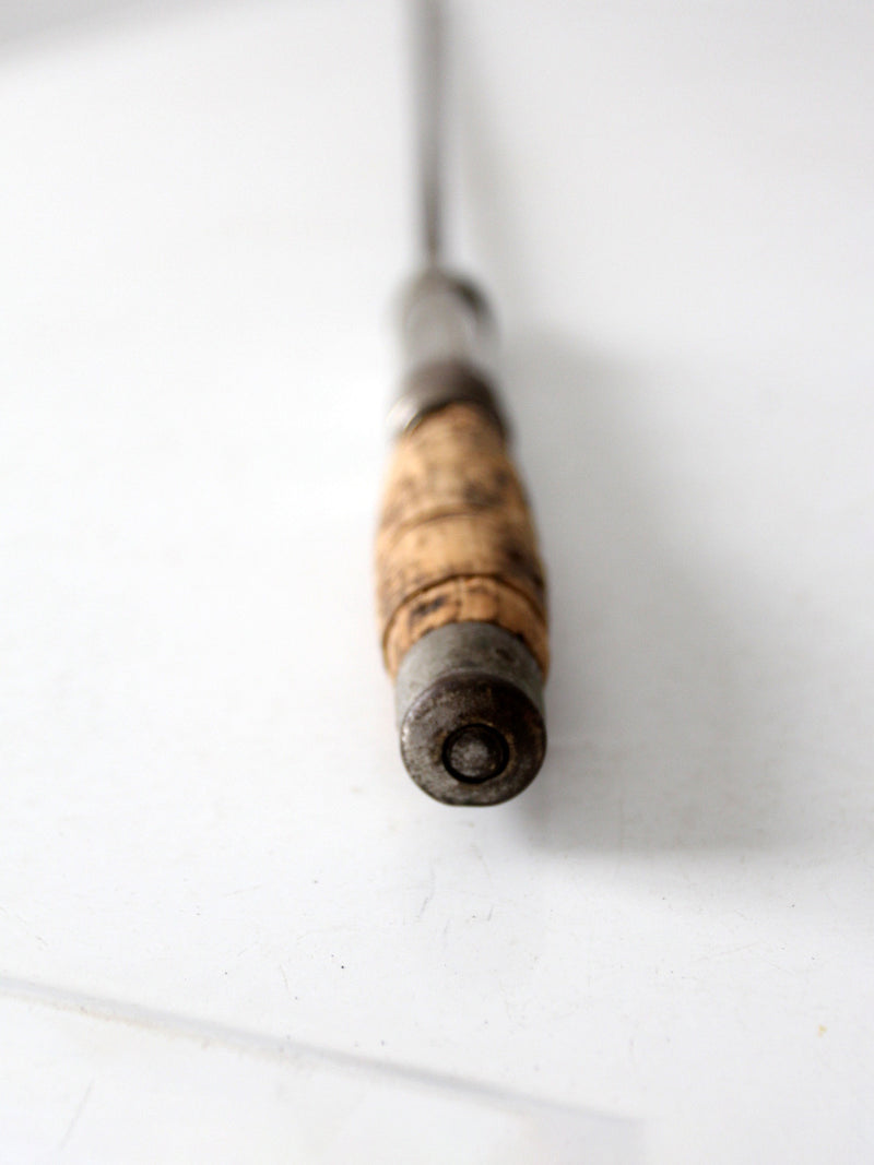 1st fishing pole early 1900s Horton telescopic fishing pole – 86 Vintage