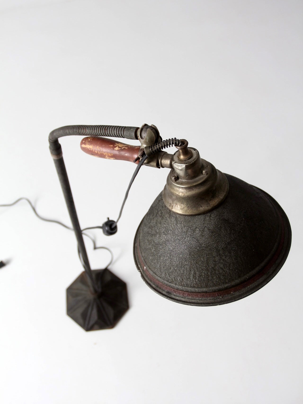 antique industrial task lamp