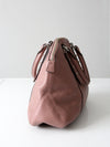 Michael Kors rose pebble leather dome satchel