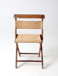 vintage folding camp chair