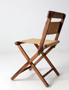 vintage folding camp chair