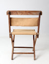 vintage folding camp chair