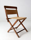 vintage folding camp chair